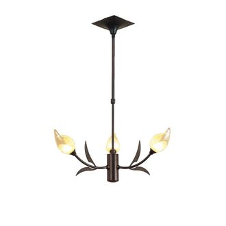 Netlighting Holland Telescopic Pendant 3 Light G9 BrownBlack Oxide in Brown
