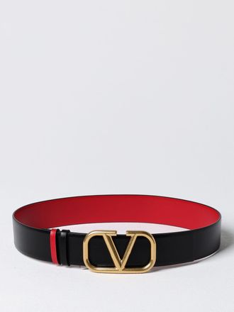 Valentino Garavani Cintura VLogo Signature Valentino Garavani reversibile in pelle