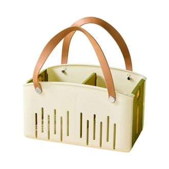 OEM Cesta Organizadora Para Ducha De Ba&ntilde;o Fabricada En Abs Pp - Verde
