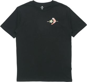 Converse Mens Converse Pattern Casual Sports Short Sleeve Black 10021513-A02