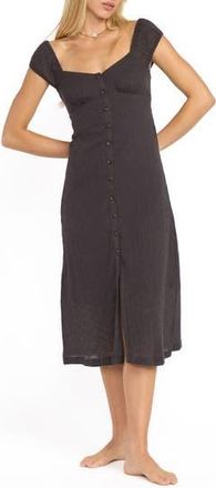 Billabong Distant Tides Midi Dress in Black Sands at Nordstrom Rack, Size Small