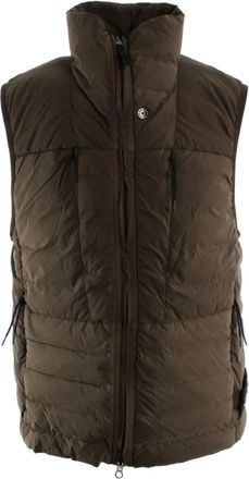 Stone Island Vests, male, Brown, Size: S Bodywarmer