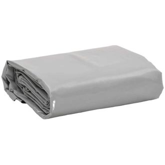 vidaXL Tarpaulin Grey 4x4 m 650 g/m&sup2; Vidaxl