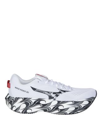 Mizuno Wave Rider 30 Disclosure White Black Sneakers