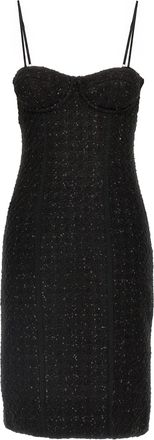 Rotate Ruota Birger Christensen Bouclé Midi Abito