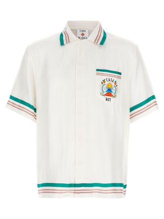 Casablanca Cuban Collar Shirt