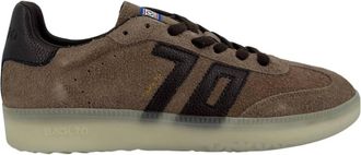 Back70 Mens Boston 600 Sneaker In Taupe & Coffee