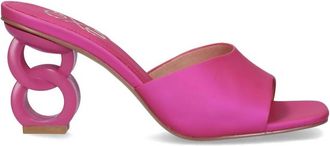 Ex&eacute; Womens Lilian Heel Sandal In Fushia