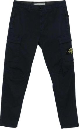 Stone Island Combat Cargo Broek - Heren - Slim Fit Broeken - Blauw - W31 - Katoen - Broeken