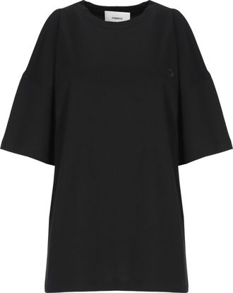 Coperni Black Cut-Out Shoulder T-Shirt