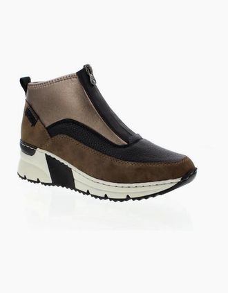 Rieker Womens Rieker Ladies Boots N6352-25 brown black - Size: 7