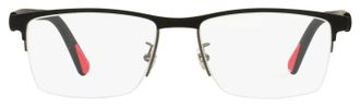 Moncler ML5164H Semi-Rimless Metal Eyeglasses - Black