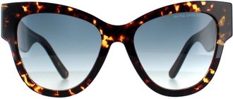 Marc Jacobs Cat Eye Dark Havana Blue Gradient MARC 697/S