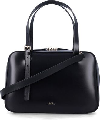 A.P.C. Virginie Leather Box Bag