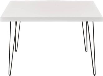 OEM Mesa De Centro Vida 68 X 68 Cm Para Sal&oacute;n, Dormitorio, Color Blanco