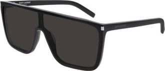Saint Laurent Mask Ace Zonnebril - unisex - Accessoires - Zwart - Maat: ONE Size