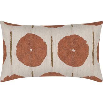 Elaine Smith Solstice Jacquard Indoor & Outdoor Woven Accent Pillow in Papaya at Nordstrom, Size 12X20