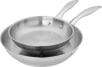 J.A. Henckels International Aragon 2-pc Stainless Steel Fry Pan Set