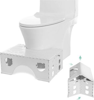 OEM Taburete Plegable Para Inodoro, Silla De Ba&ntilde;o Saludable De 18 Cm Con Pies Antideslizantes, Una Herramienta &Uacute;til Para Aliviar El Estre&ntilde;imiento, Taburet