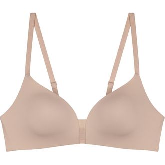 Triumph Flex Smart Wireless Padded Bra in Soft Praline at Nordstrom, Size Small/medium