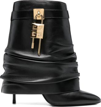 Givenchy 95 mm Shark Lock laarzen - Zwart