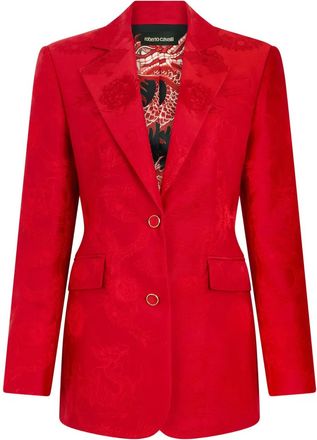 Roberto Cavalli Blazer con bottoni - Rosso