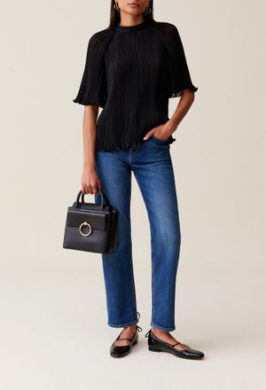 Claudie Pierlot Top pliss&eacute; fluide