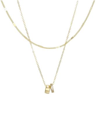 Adornia Adornia 14K Plated Cz Necklace
