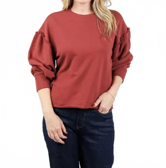 Nation Ltd Shane Sweatshirt In Russet