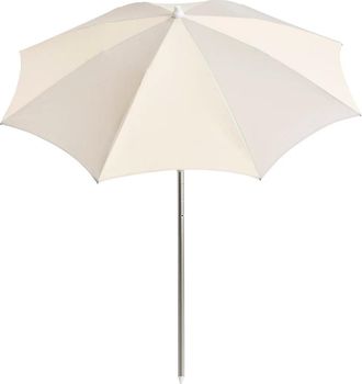 HAY Terrazza Sonnenschirm, achteckig, &Oslash; 200 cm, off-white / grau