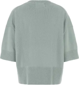 Extreme Cashmere Womens Pastel Light Blue Cashmere N&acirc;&deg;433 Sweater Glass Exterior: Maglieria