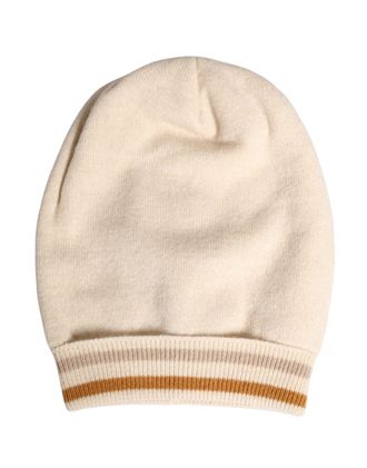 Dolce & Gabbana Womens Cashmere Knit Beanie Beige