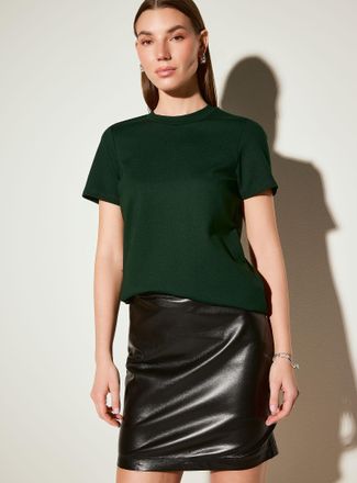 Icone Womens Plain interlock T-shirt