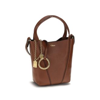 Chlo&eacute; Womens Brown Calf Leather Bos Taurus Shoulder Bag
