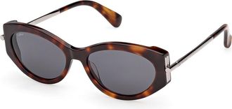 Max Mara MM0167 52A Womens Sunglasses Tortoiseshell Size 54
