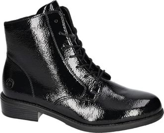 Remonte Lace-up Boot - Dames - Veterlaarzen - Zwart - 37 EU - Leer - Schoenen