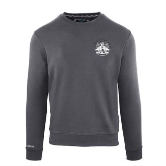Aquascutum Heren Sweatshirt Ronde Hals (Antraciet)