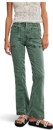 Free People Venus Bootcut Womens Clothing Forest Run : 10 29, Cotton/Denim/Linen