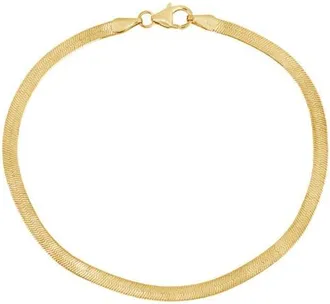 Bony Levy 14K Gold Herringbone Bracelet, 2.8mm in 14K Yellow Gold at Nordstrom, Size 8