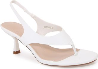 Berness Freddy Kitten Heel Thong Sandal in White at Nordstrom Rack, Size 5.5