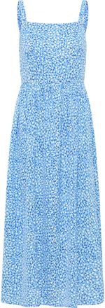 Izia Maxi-jurk met all-over print Dames blauw wit
