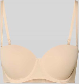 Dorina Regular Fit BH in Balcony-Optik in Beige, Gr&ouml;&szlig;e 75A