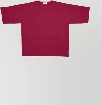 Parosh roma25 half sleeves round neckline cotton t-shirt