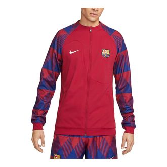 Nike FC Barcelona Academy Pro Full-Zip Knit Soccer Jacket Red FB3043-620