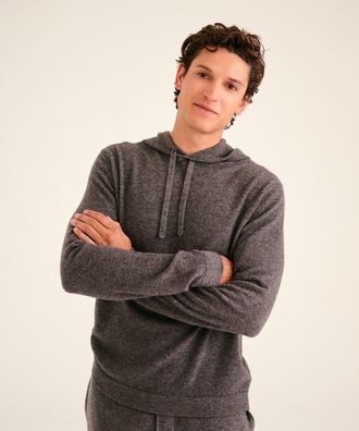 Naadam Off-Duty Cashmere Hoodie in Granite at Nordstrom, Size Xx-Large