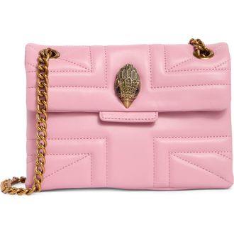 Kurt Geiger Kensington Mini Quilted Crossbody Bag in Pink at Nordstrom Rack