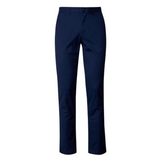 Michael Kors Chinos, male, Blue, Size: W32 Slim-Fit Cotton Blend Chino Pants