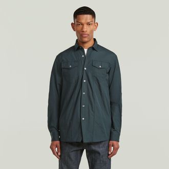 G-Star RR Biker Kick Overhemd - Donkerblauw - Heren