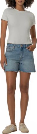 Kut from the Kloth Jane High Rise Long Short In Whiz