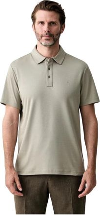 Michael Kors Geborduurd Logo Katoenen Poloshirt - Heren - Polos - Groen - 2XL - Katoen - Tops